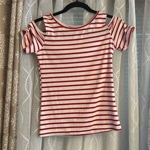 Victoria cold shoulder blouse size small